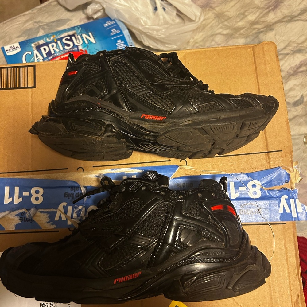 Balenciaga Black Runner Sneakers